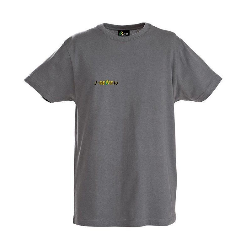 T-Shirt mit Logo in grau 4XL